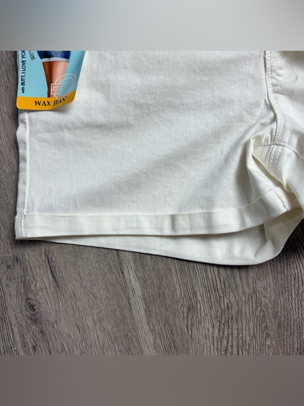 🛍️ Wax Jean High Rise Push Up White Denim Jeans (3XL) - Picture 6 of 11